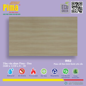 Tấm Ván Nhựa Pima đen- W62