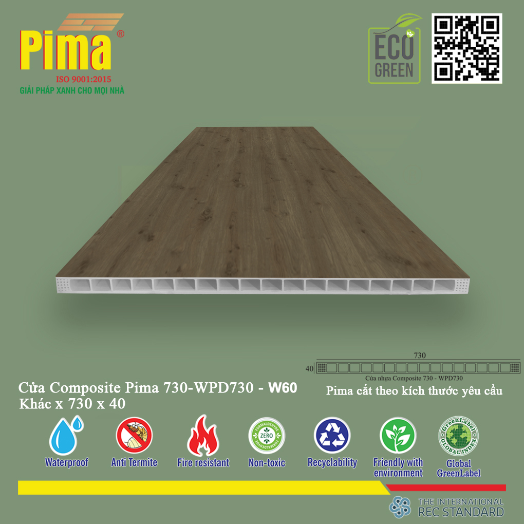 Phôi Cánh Cửa Composite PIMA 730*Khác- W60 Phôi Cánh Cửa Composite PIMA 730*Khác- W60