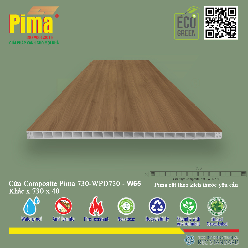 Phôi Cánh Cửa Composite PIMA 730*Khác- W65 Phôi Cánh Cửa Composite PIMA 730*Khác- W65
