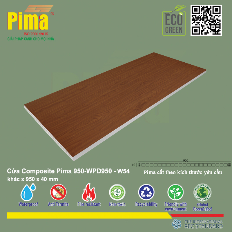 Phôi Cánh Cửa Composite PIMA 950*khác- W54 Phôi Cánh Cửa Composite PIMA 950*khác- W54
