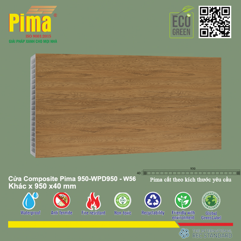 Phôi Cánh Cửa Composite PIMA 950*khác- W56 Phôi Cánh Cửa Composite PIMA 950*khác- W56