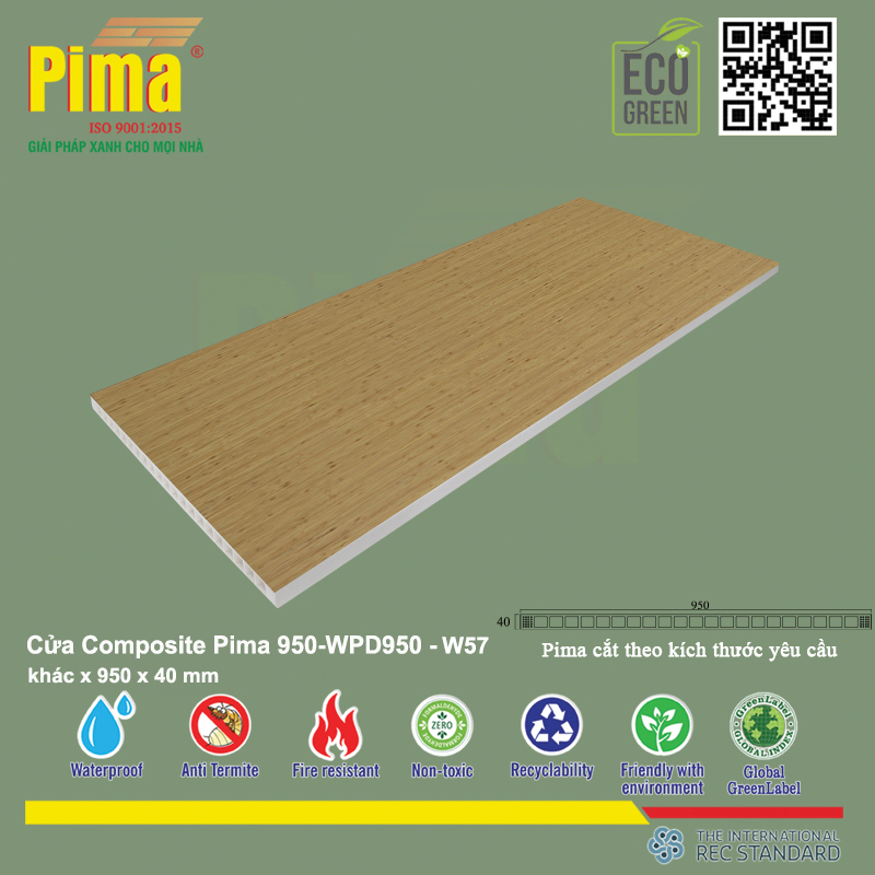 Phôi Cánh Cửa Composite PIMA 950*khác- W57 Phôi Cánh Cửa Composite PIMA 950*khác- W57