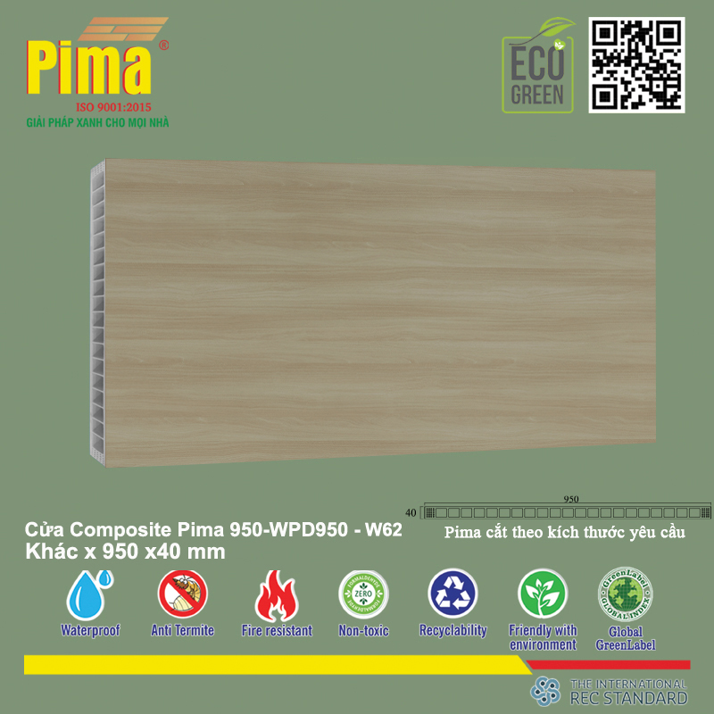 Phôi Cánh Cửa Composite PIMA 950*khác- W62 Phôi Cánh Cửa Composite PIMA 950*khác- W62