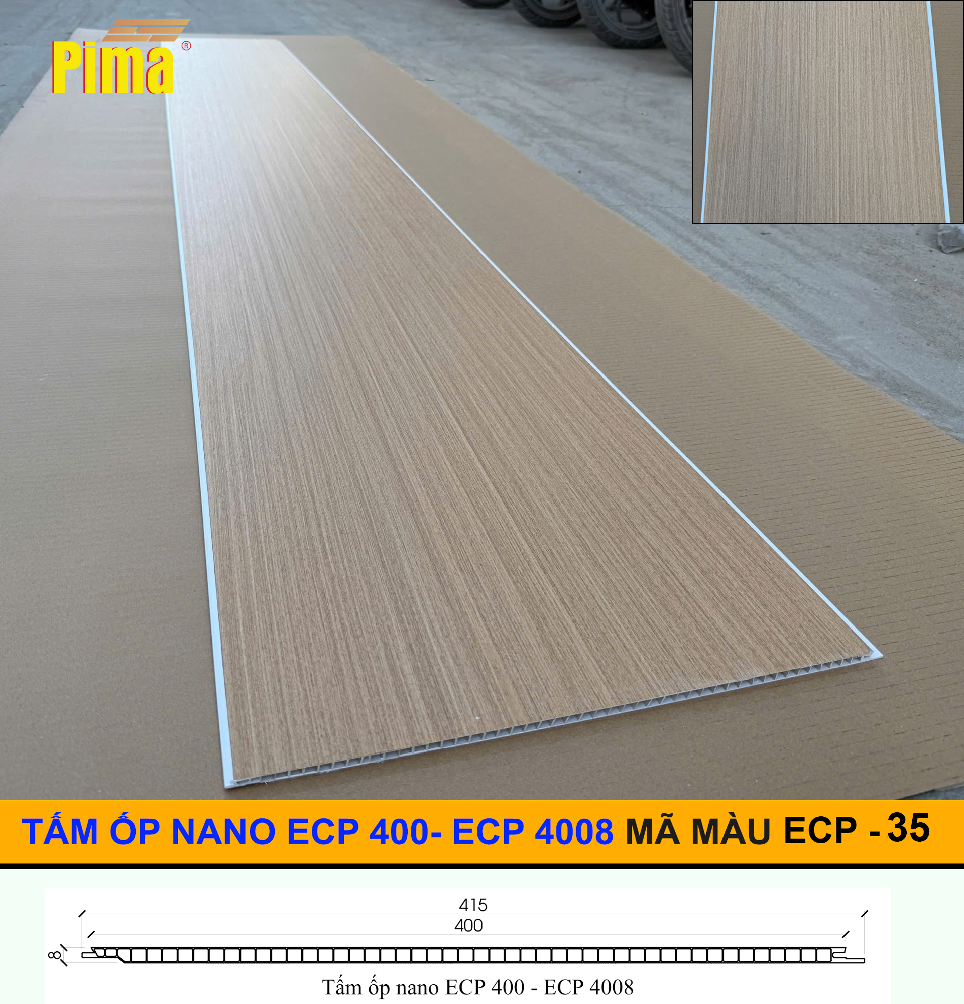 Tấm ốp nano ECP- 35 Tấm ốp nano ECP- 35