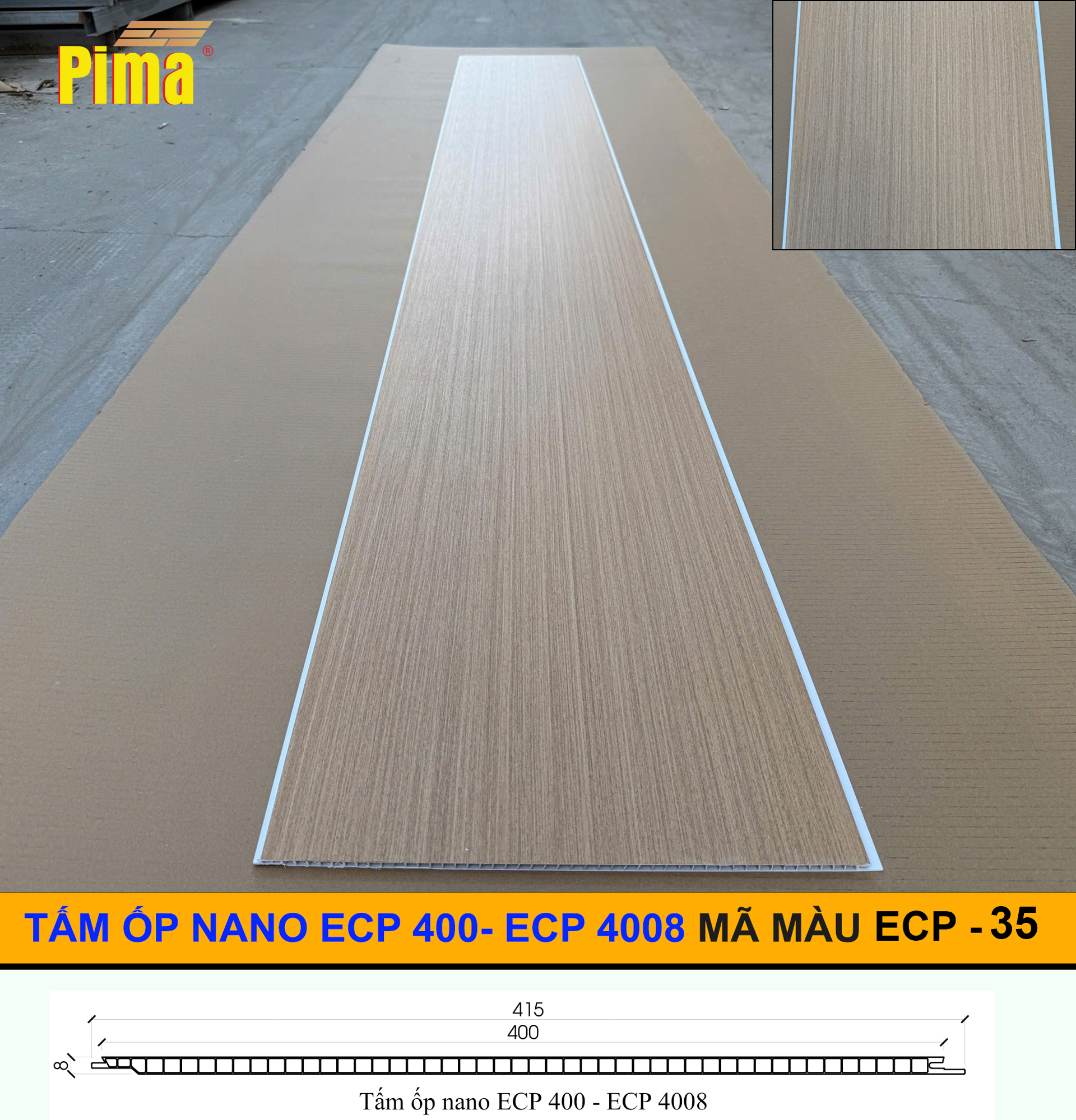 Tấm ốp nano ECP- 35 Tấm ốp nano ECP- 35