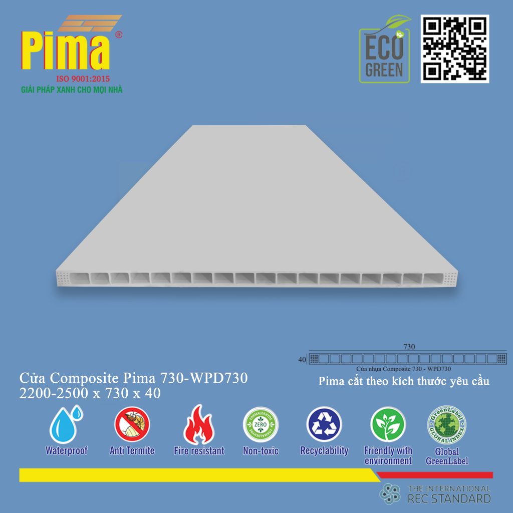 Phôi Cửa Composite PIMA 730- WPD730