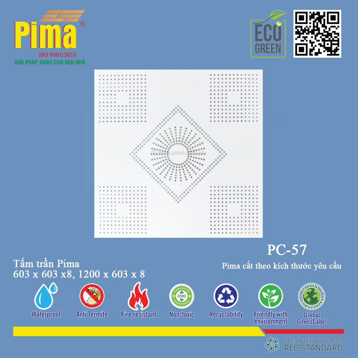 TẤM TRẦN PIMA PC-57