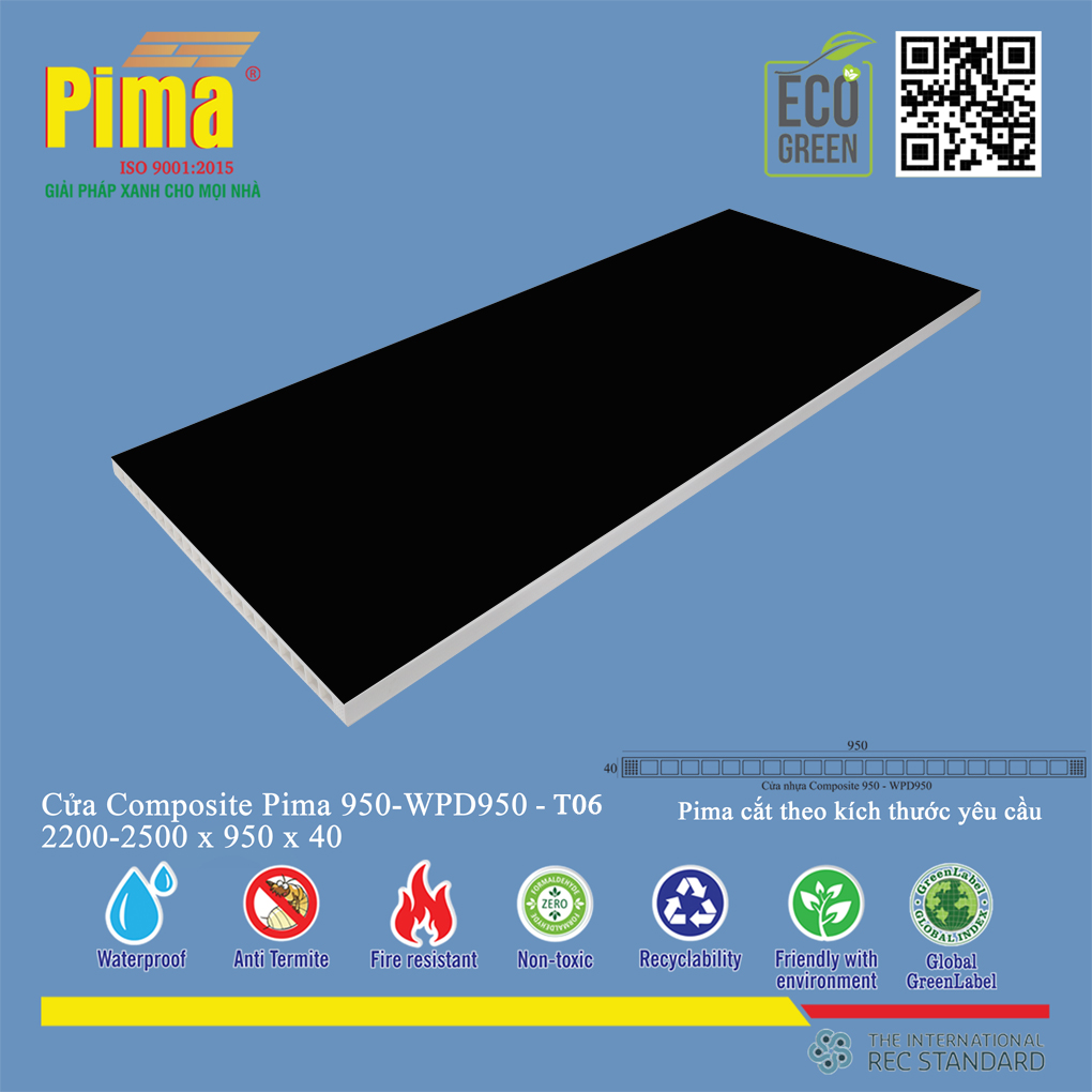 Phôi Cánh Cửa Composite PIMA 950*2200- T06