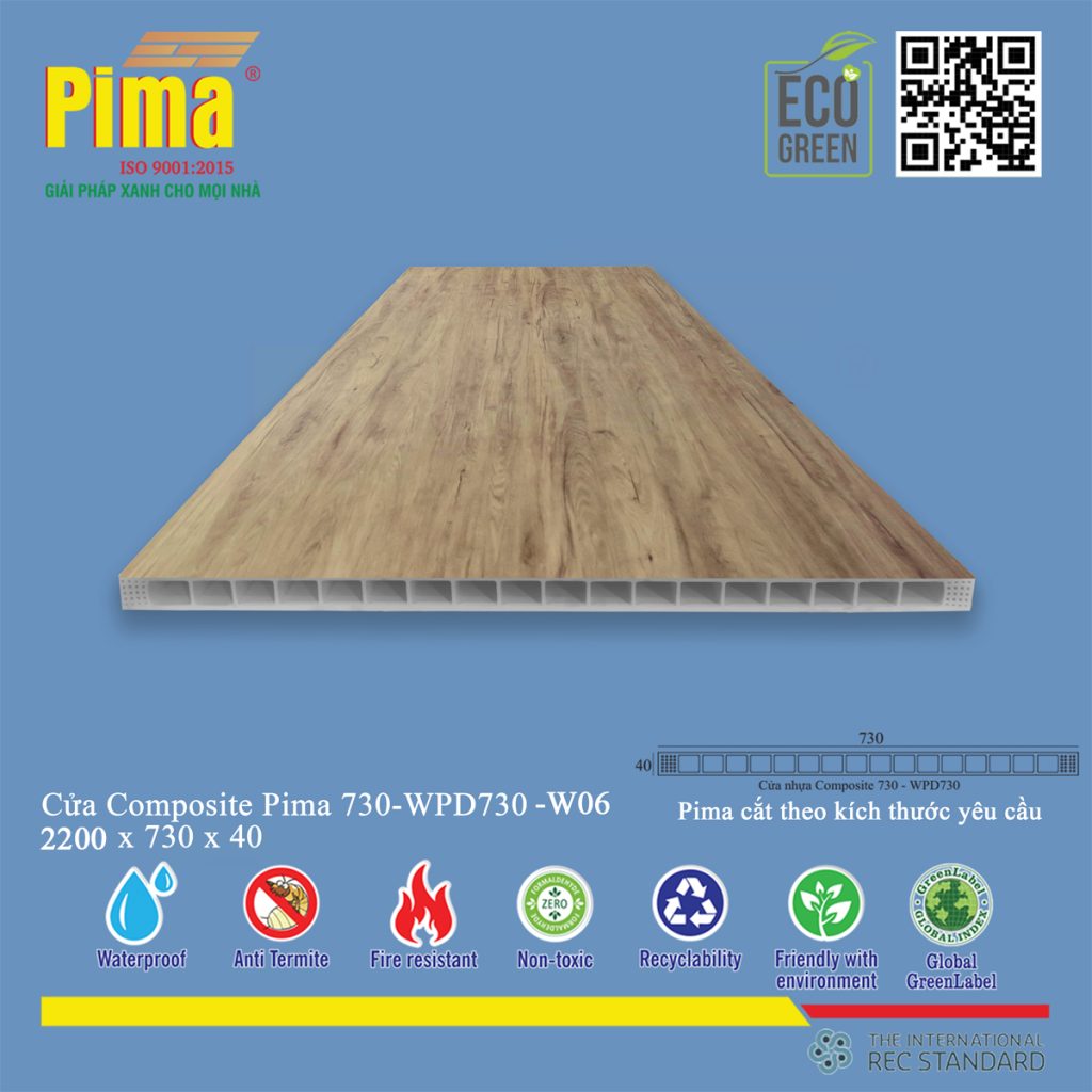 Phôi Cánh Cửa Composite PIMA 730- W06