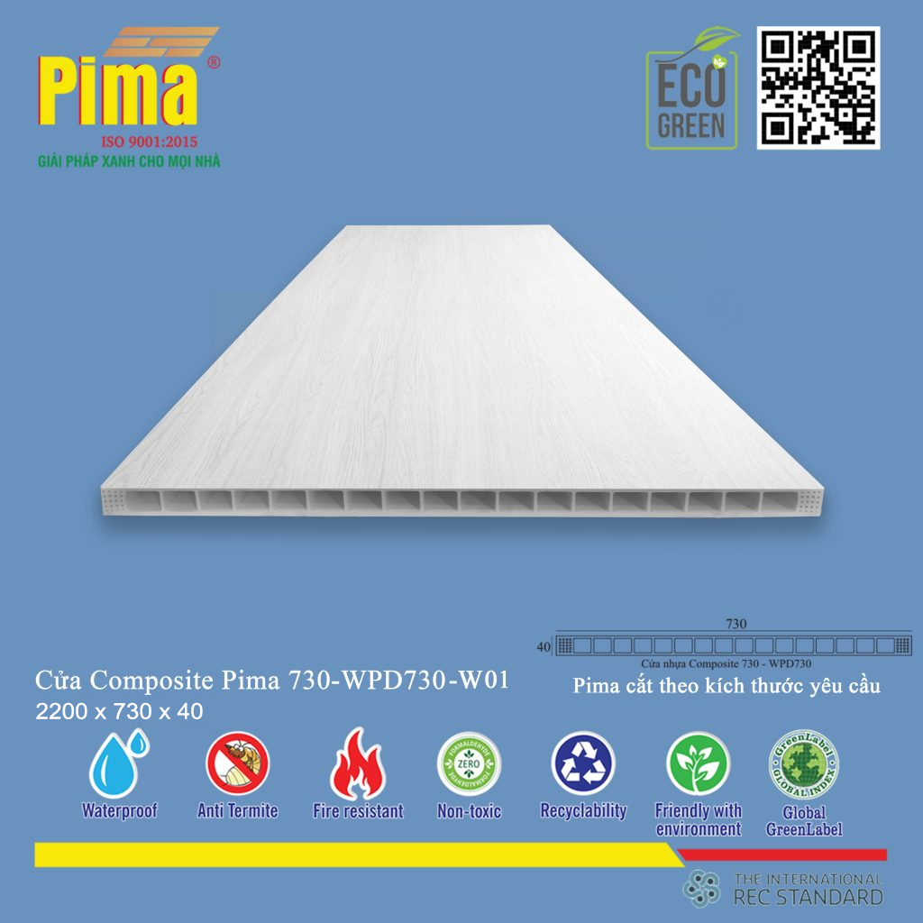 Phôi Cánh Cửa Composite PIMA 730- W01