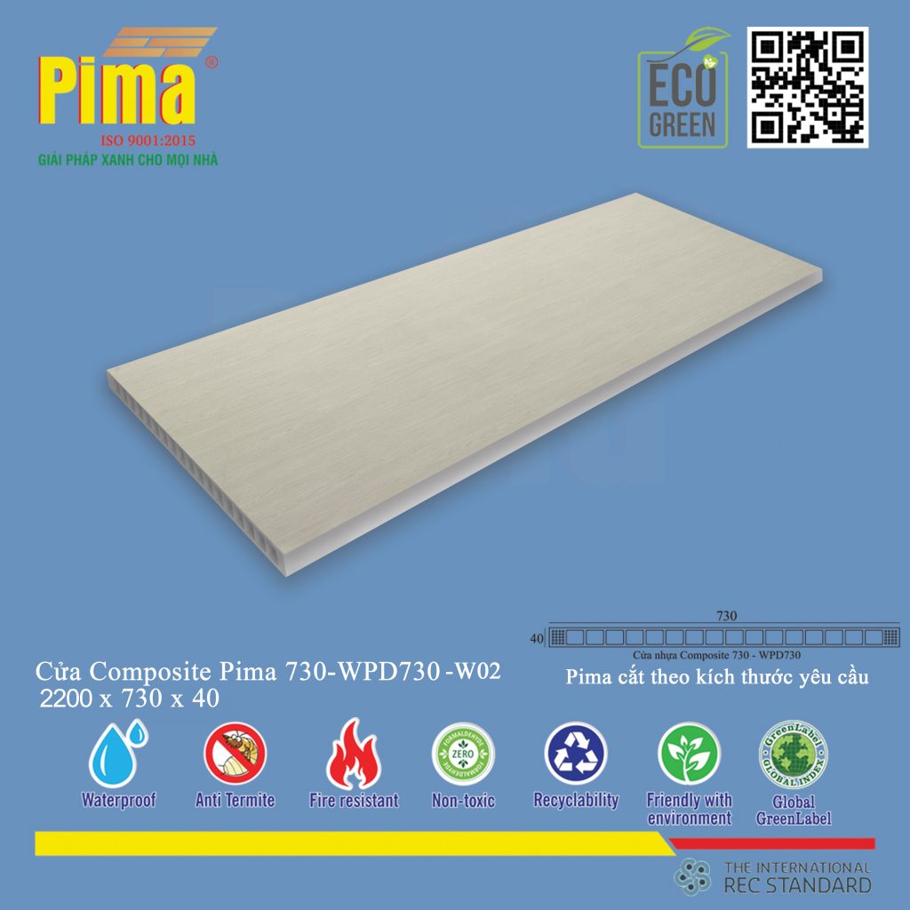 Phôi Cánh Cửa Composite PIMA 730- W02