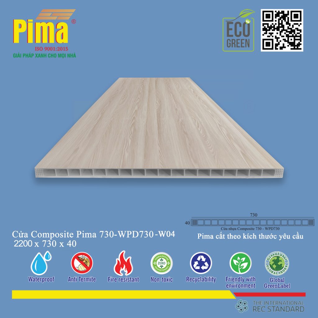 Phôi Cánh Cửa Composite PIMA 730- W04