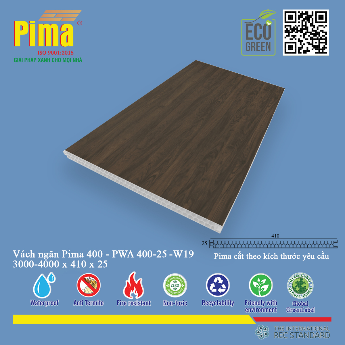 Vách Ngăn Pima PWA- 40025- W19