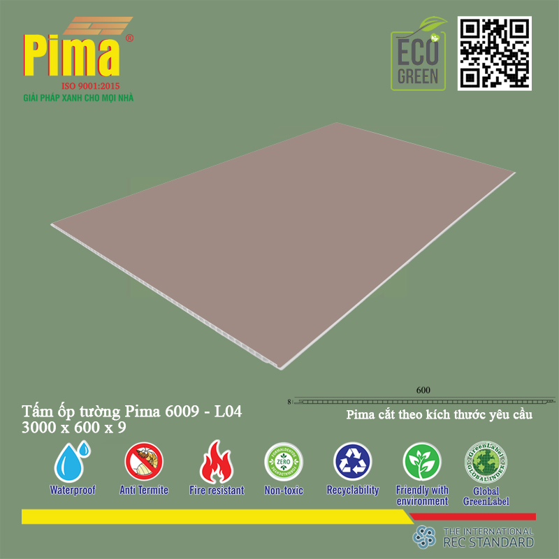 Tấm Ốp Tường Pima 6009-L04