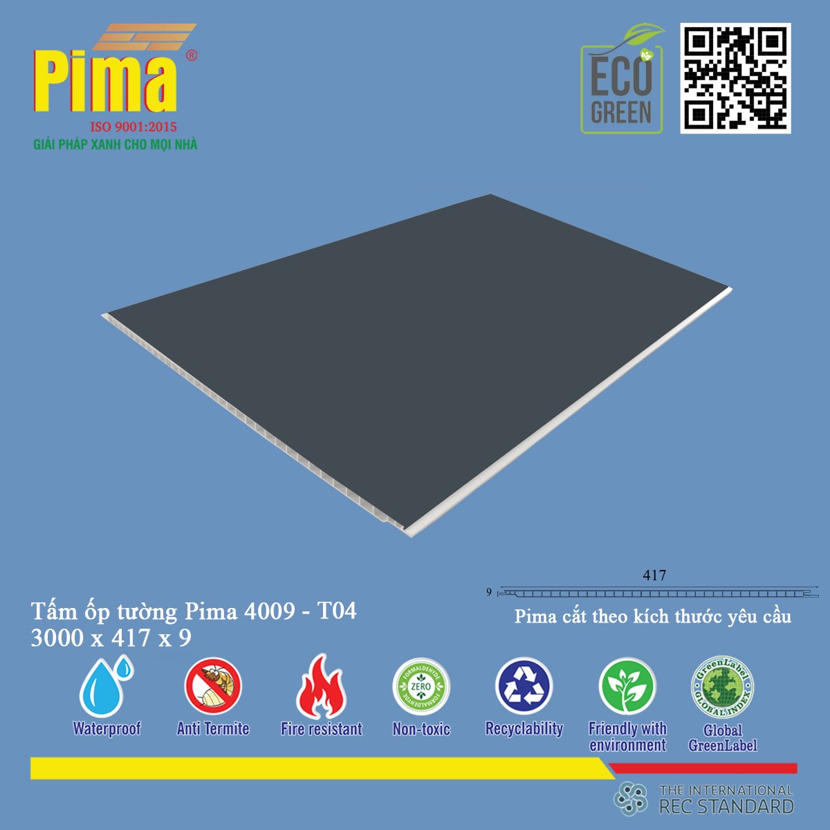 Tấm Ốp Tường Pima 4009- T04