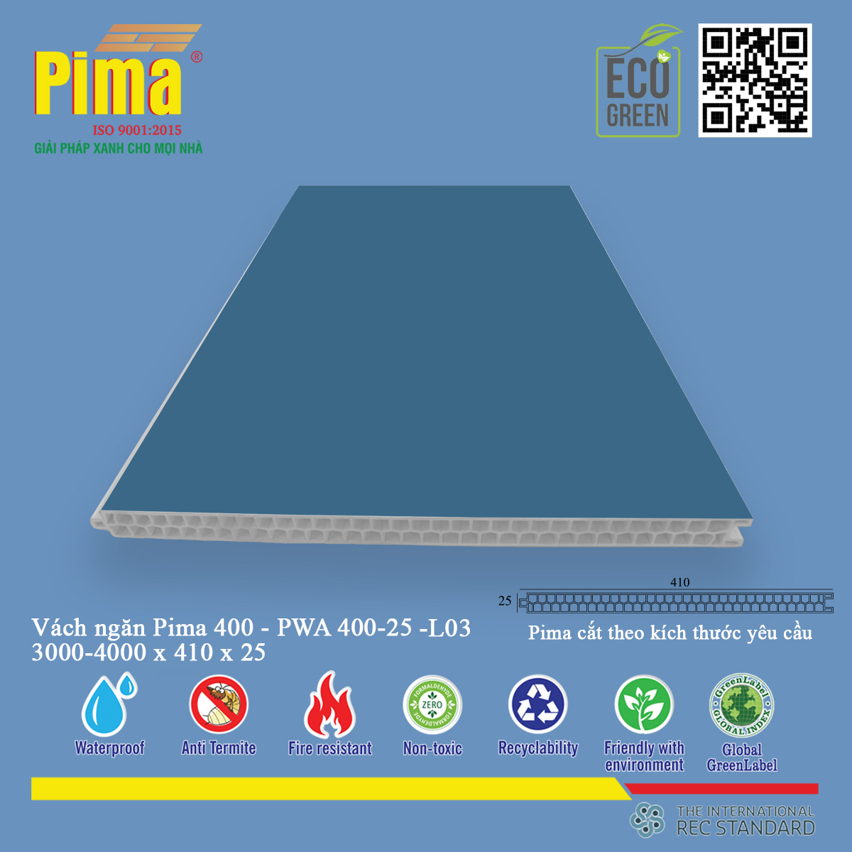 Vách Ngăn Pima PWA- 40025- L03