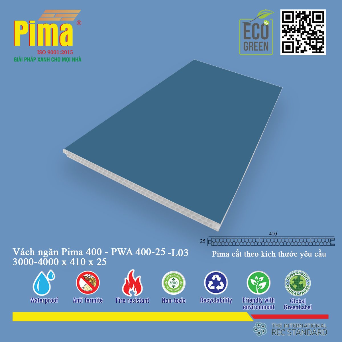 Vách Ngăn Pima PWA- 40025- L03