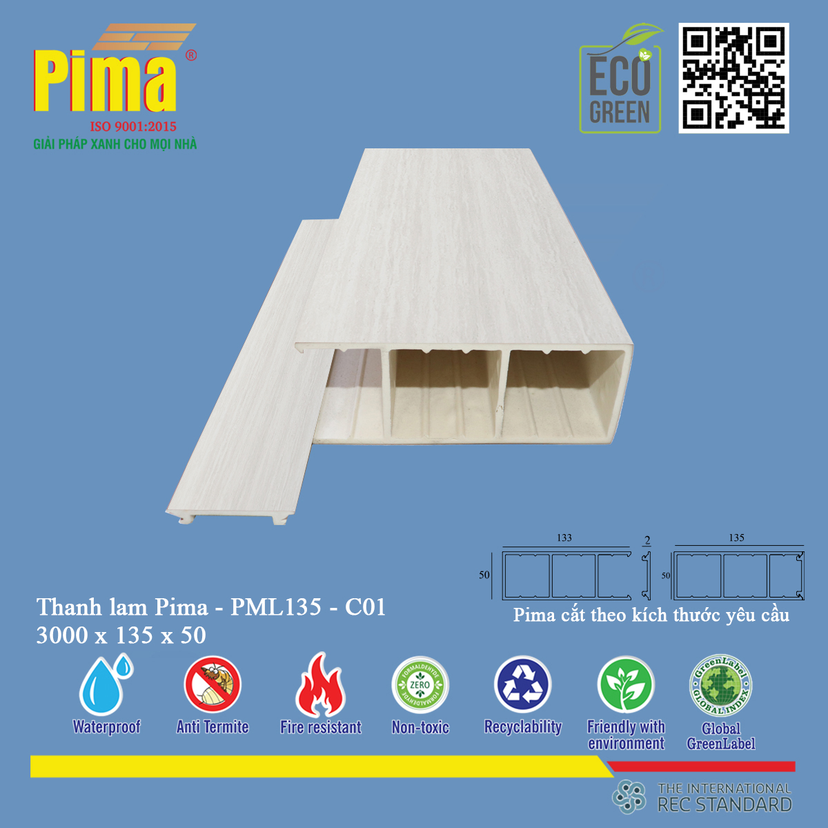 Thanh lam Pima- PML135 - C01