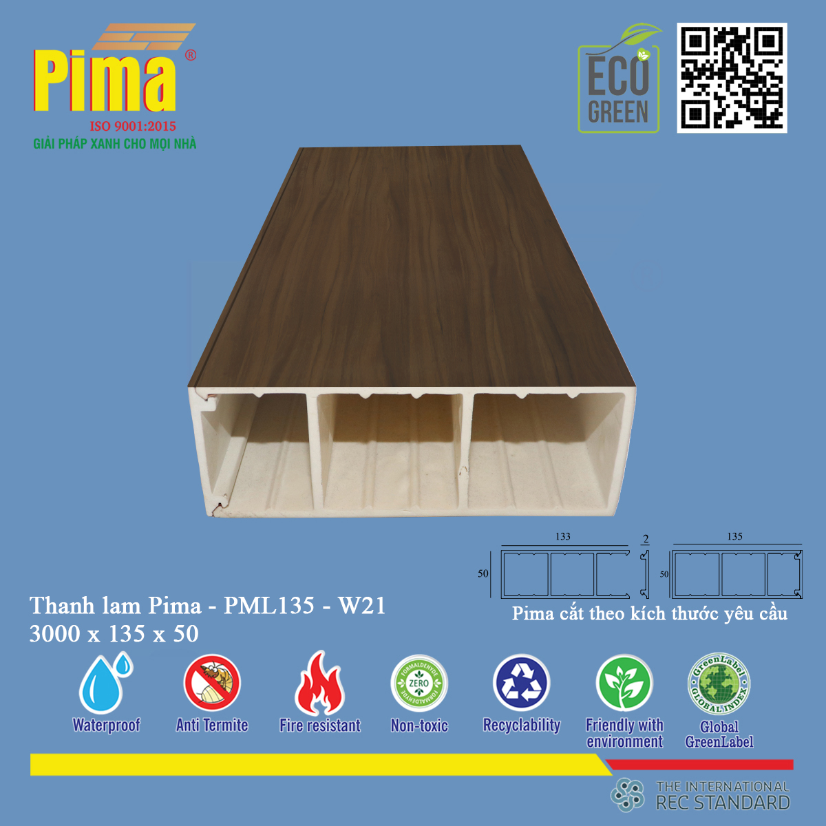 Thanh lam Pima- PML135 - W21