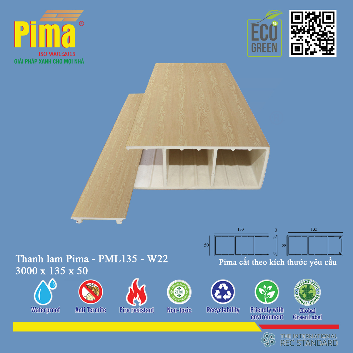 Thanh lam Pima- PML135 - W22