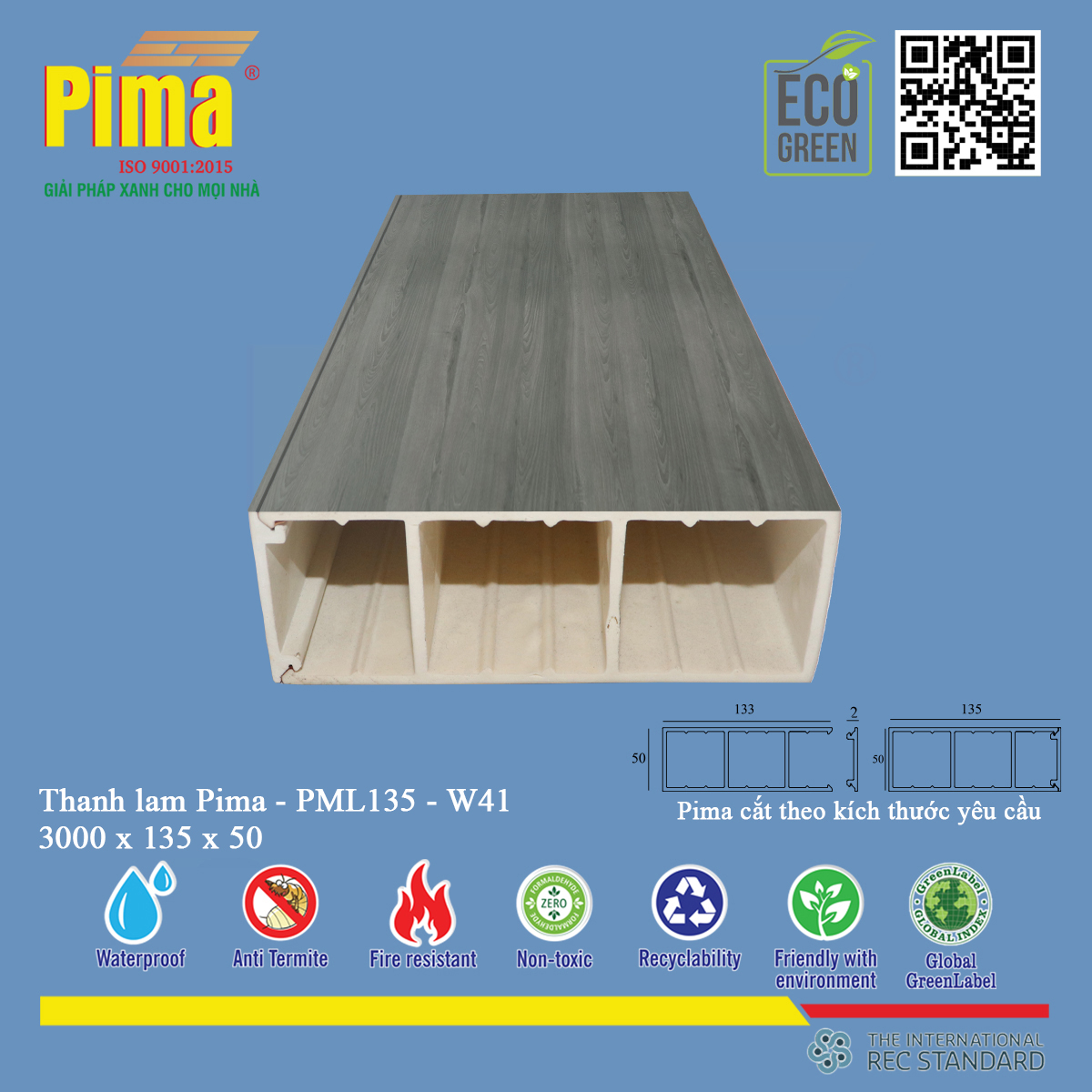 Thanh lam Pima- PML135 - W41