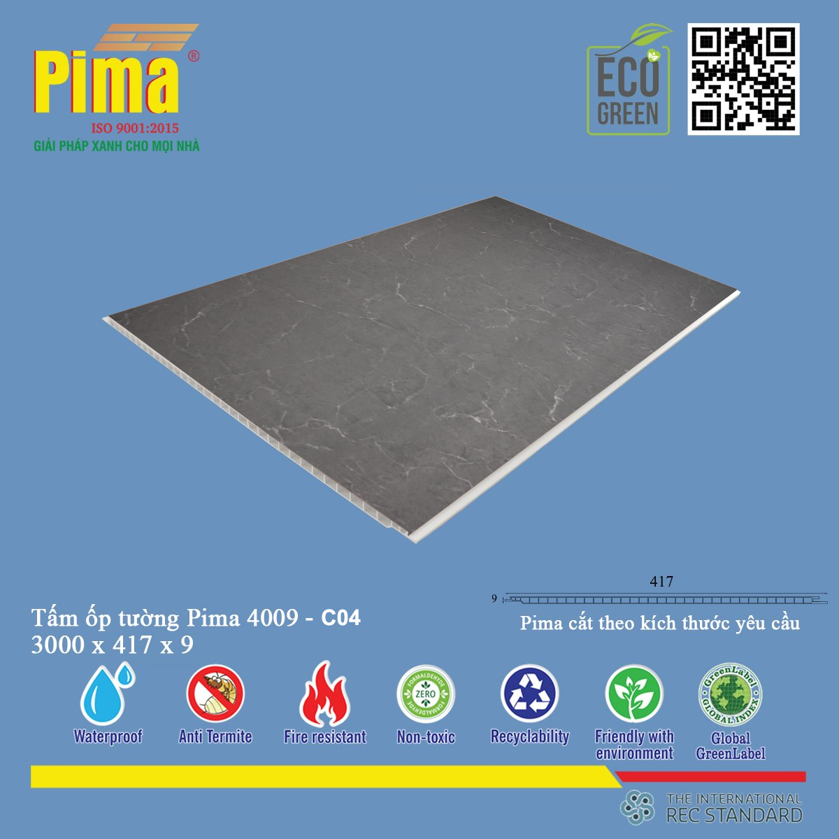 Tấm Ốp Tường Pima 4009- C04