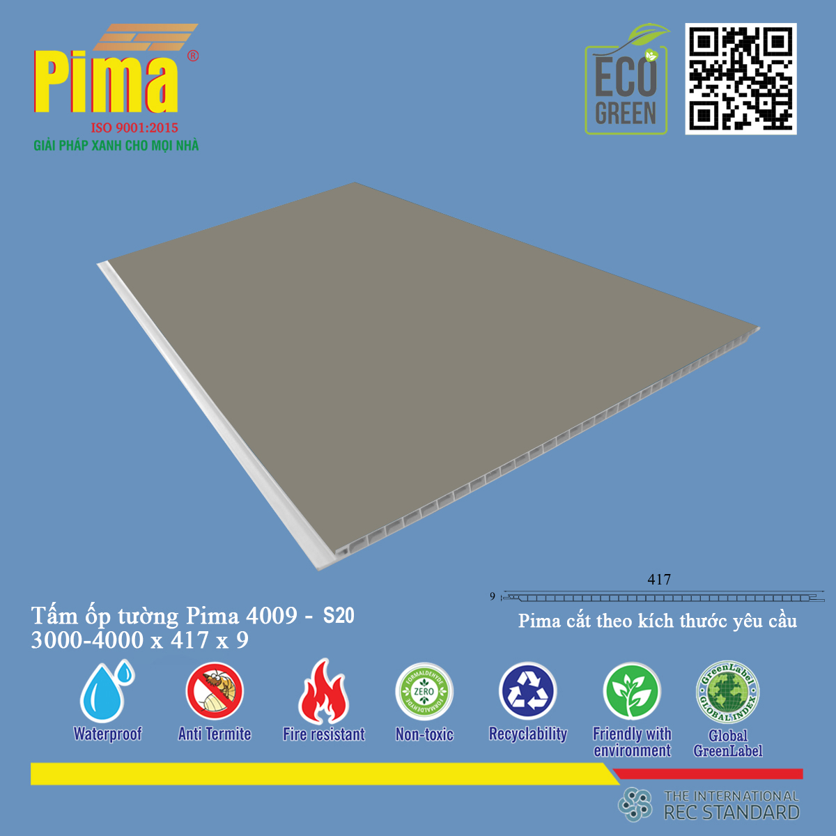 Tấm Ốp Tường Pima 4009- S20