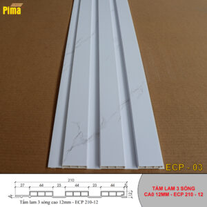 Tấm lam 3 sóng 12 ECP- MÃ ECP- 03