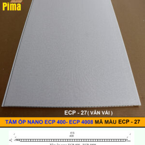 Tấm ốp nano ECP- 27 (vân vải)
