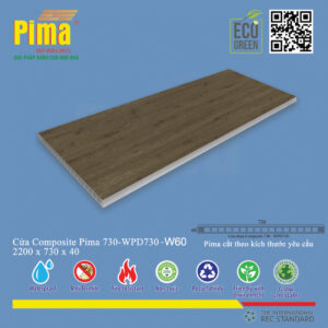 Phôi Cánh Cửa Composite PIMA 730-2200- W60