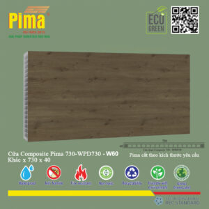 Phôi Cánh Cửa Composite PIMA 730*Khác- W60