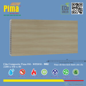 Phôi Cánh Cửa Composite PIMA 950*2200- W62