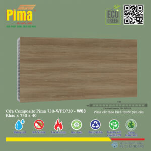 Phôi Cánh Cửa Composite PIMA 730*Khác- W63