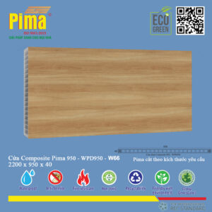 Phôi Cánh Cửa Composite PIMA 950*2200- W66