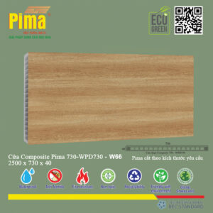 Phôi Cánh Cửa Composite PIMA 730*2500- W66