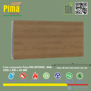 Phôi Cánh Cửa Composite PIMA 950*2500- W46