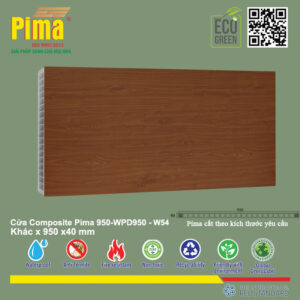 Phôi Cánh Cửa Composite PIMA 950*khác- W54