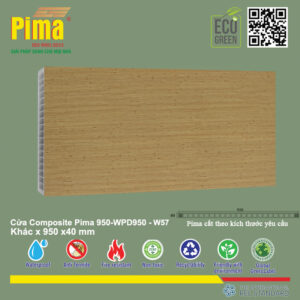 Phôi Cánh Cửa Composite PIMA 950*khác- W57